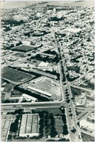 Vista aérea da cidade : Avenida Presidente Vargas : Indaiatuba, SP