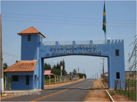 Portal de entrada da cidade : Coronel Macedo, SP