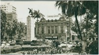Praça XV de Novembro : À Epopéia de 1932 : Teatro Pedro II : Ribeirão Preto, SP