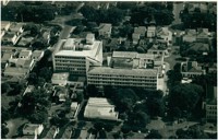 Vista aérea da cidade : Hospital das Clínicas da Faculdade de Medicina : Ribeirão Preto, SP