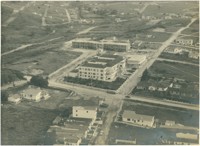 [Vista aérea da cidade] : Hospital Santa Lucinda : Faculdade de Medicina de Sorocaba : Sorocaba, SP