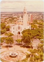 Praça 9 de Julho : Catedral São Sebastião : [vista panorâmica da cidade] : Presidente Prudente, SP