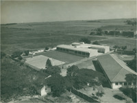[Vista aérea da cidade] : Instituto de Educação Estadual Comendador Emilio Romi : Santa Bárbara d'Oeste (SP)