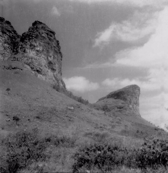 Rocha Sedimentar em Seabra (BA) - fev. 1962