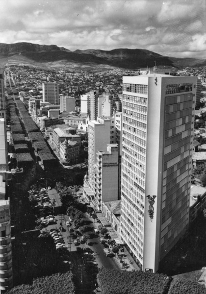 Avenida Afonso Pena em Belo Horizonte (MG) - 1956