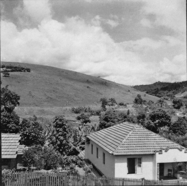 Morros arredondados a 330 ms : Campos de pastagens : Vales ferteis e úmidos : Município de Macuco (RJ) - 1957