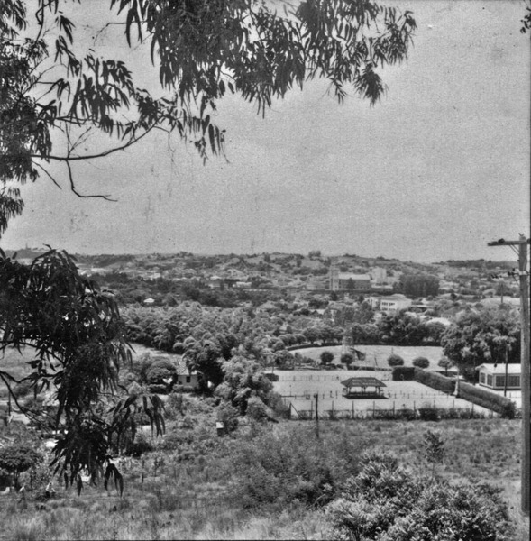 Vista do centro de Nova Friburgo (RS) - 1959