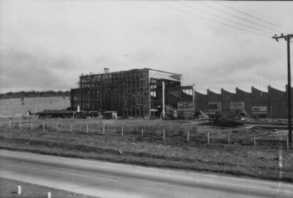 Fábrica da Volkswagen em construção : Município de São Bernardo do Campo (SP) - 1958
