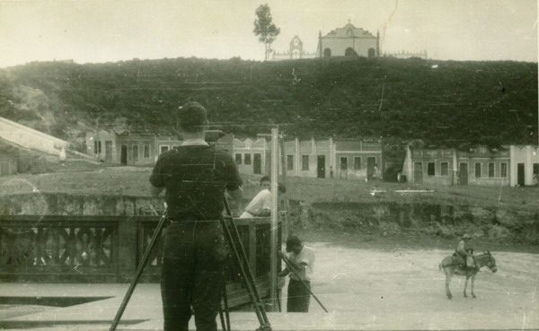 Vista parcial da cidade : Cícero Dantas, BA - 1956