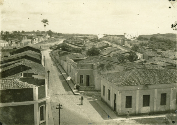 Vista parcial da cidade : Paripiranga, BA - 1952
