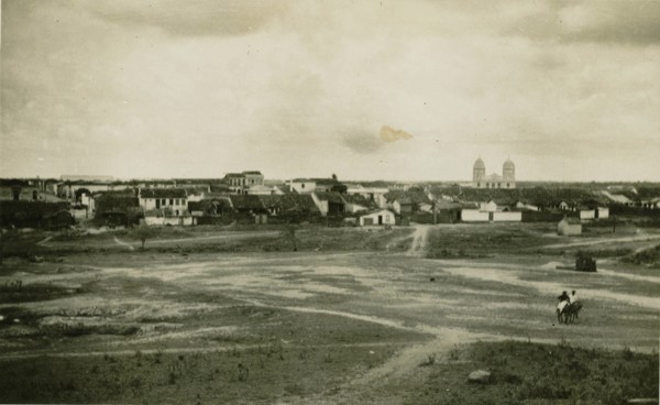 Vista panorâmica da cidade : Riachão do Jacuípe, BA - 1957