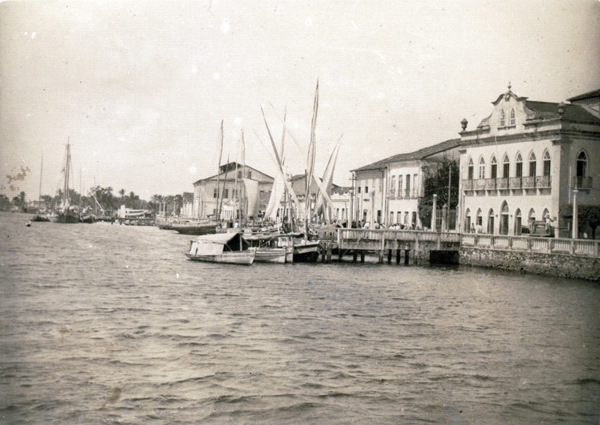 Rio Una : Porto : Prefeitura Municipal : Valença, BA - 1958