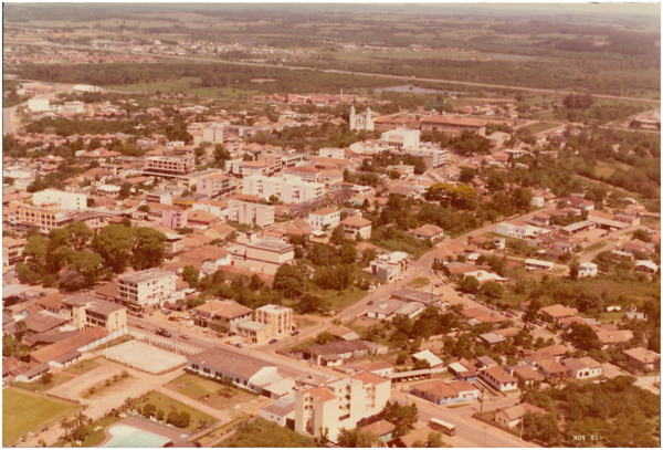 Vista aérea da cidade : Gravataí, RS - 1981